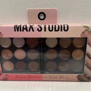 Max Studio Eyeshadow Palette Duo. Naked Bloom and Golden Stone Eyeshadow Palette